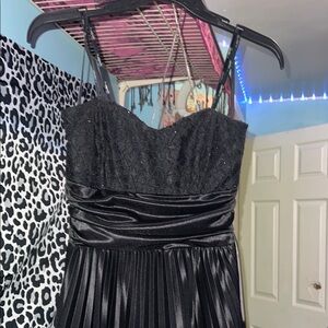 Speechless Strapless Black Pleated Dress(never been worn)